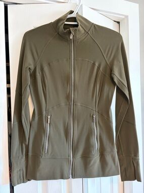 lululemon athletica Olive Green Full‑Zip Utility Jacket